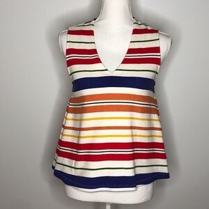 Anthropologie | Postmark Striped Swing Tank S